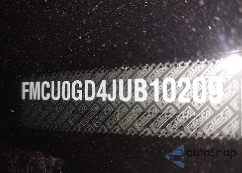 2018 Ford Escape Se z USA, uszkodzony, nr VIN 1FMCU0GD4JUB10209